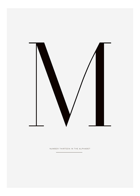 Graphic M, Poster