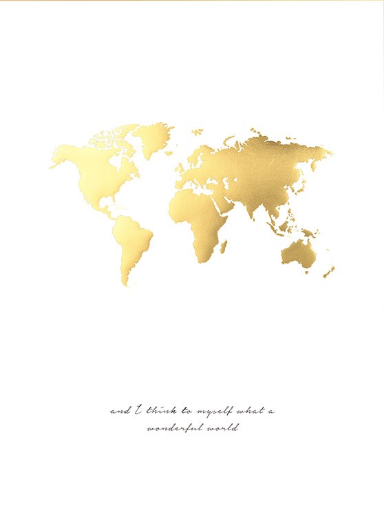 Wonderful World Gold, Poster