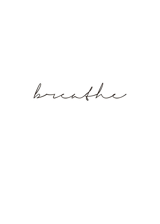 Breathe, Poster