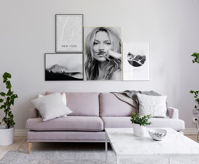 pix Kate Moss Black And White Print kate moss life is a joke print