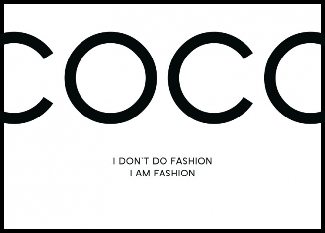 I Am Fashion Poster