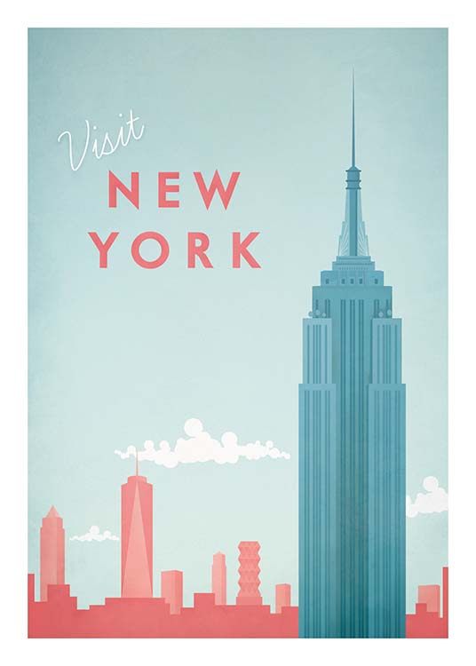New York Travel Poster